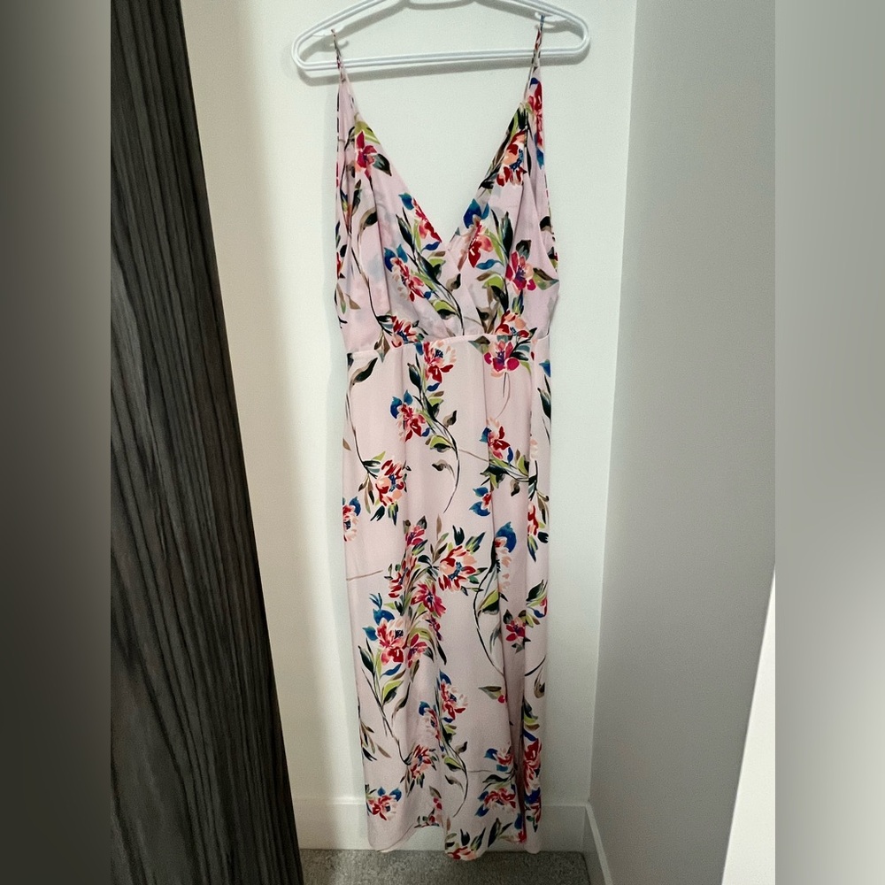 Lush | pink Floral Maxi Dress